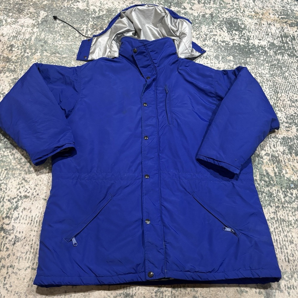 Vintage 90s LL Bean Penobscot Parka Jacket Men's XL Blue Made in USA
